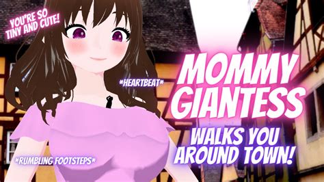 mommy giantess|Mommy Giantess Walks You Around Town! ASMR Roleplay .